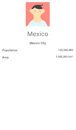 Vista previa de pantalla de detalles